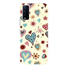 Чехлы для любимой на Виво у12с (VPrint) (Сердечки)
