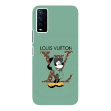 Чехлы Луи Витон для ViVO Y12s (AlphaPrint - LOUIS VUITTON) (Микки Маус LV)