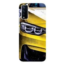 Чехлы с Машинами на Виво у12с (VPrint) (Желтая машина)