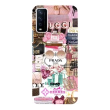 Чохол (Dior, Prada, YSL, Chanel) для ViVO Y12s (Брендb)