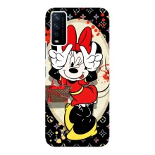 Чехол Disney Mouse ViVO Y12s (PREMIUMPrint) (Минни peace)