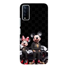 Чехол Disney Mouse ViVO Y12s (PREMIUMPrint) (Семья Маусов)