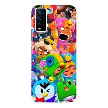 Чехол для ViVO Y12s Бравл Старс (VPrint)