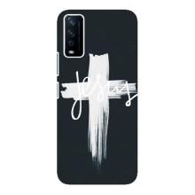 Чехол для ViVO Y12s (AlphaPrint) - (Христианские) (Иисус)