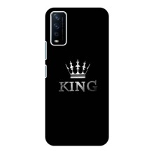 Чехол (Корона на чёрном фоне) для Виво У12с – KING