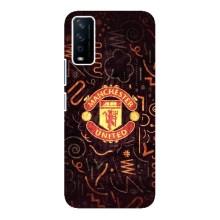 Чехол Манчестер Юнайтед для Виво у12с (AlphaPrint) (эмблема МЮ)