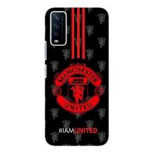 Чехол Манчестер Юнайтед для Виво у12с (AlphaPrint) (лого МЮ)