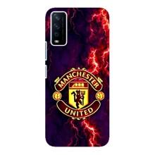 Чехол Манчестер Юнайтед для Виво у12с (AlphaPrint) (огненный Манчестер)
