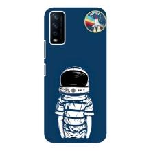Чехол NASA для ViVO Y12s (AlphaPrint) (Мальчик в шлеме)
