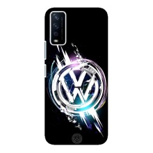 Чехол "Фольксваген" для ViVO Y12s (Volkswagen на черном)