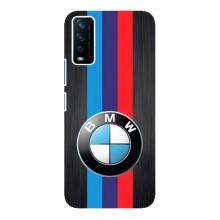 Чехол для Виво у12с - с принтом БМВ (AlphaPrint) (Лого BMW)