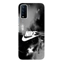 Чехол для ViVO Y12s - с принтом Найк (AlphaPrint) (Лого Найк)