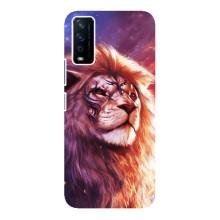 Чехол со Львом для ViVO Y12s (VPrint) (Красочный Лев)