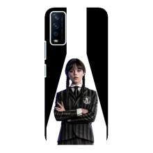 Чехлы Венсдей на ViVO Y12s Уэнсдей (AlphaPrint) (W-Wednesday)
