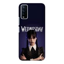 Чехлы Венсдей на ViVO Y12s Уэнсдей (AlphaPrint) (Wednesday)