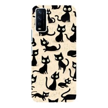 Чохол з малюнком кіт на ViVO Y12s