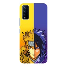 Купить Чехлы на телефон с принтом Anime для Виво У12с (Naruto Vs Sasuke)