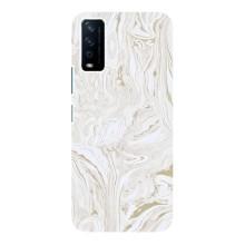 Мраморный чехол на ViVO Y12s (VPrint) (Белый мрамор)