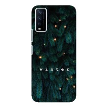 Новогодние, Праздничные Чехлы для ViVO Y12s - 2024 год (Winter)