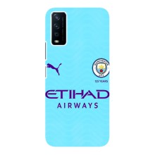 Силиконовые Чехлы принт Футбол на ViVO Y12s (Man City)