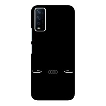 Силіконовий бампер з картинкою машини на ViVO Y12s (Сілует Audi)