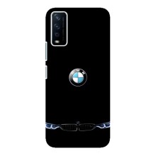 Силиконовый бампер с картинкой машины на ViVO Y12s – Черный BMW