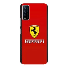 Силіконовий бампер з картинкою машини на ViVO Y12s (Ferrari Logo)