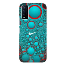 Силиконовый Чехол на ViVO Y12s с картинкой Nike – Найк зеленый