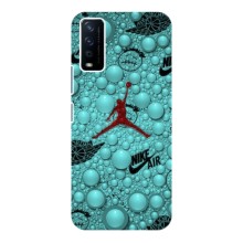Силиконовый Чехол Nike Air Jordan на Виво У12с – Джордан Найк