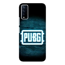 Чехол (TPU) с картинкой "Лого Пабг" на Виво У12с (Лого PUBG)