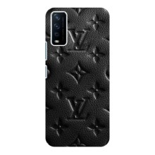 Текстурный Чехол Louis Vuitton для Виво У12с – Черный ЛВ