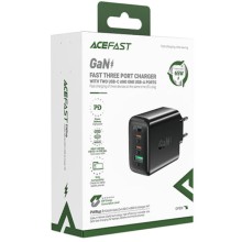 МЗП Acefast A41 PD65W GaN (2*USB-C+USB-A) – undefined