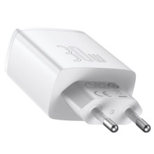 МЗП Baseus Compact Quick Charger 30W QC+ PD (1Type-C + 2USB) (CCXJ-E) – Білий