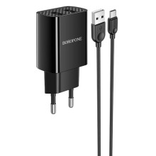 МЗП Borofone BA53A Powerway 2.1A (2USB-A) + кабель USB to Type-C – undefined