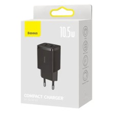 МЗП Baseus Compact 10.5W (2USB) (CCXJ01) – Чорний