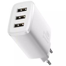 МЗП Baseus Compact 17W (3USB-A) (CCXJ02) – Білий