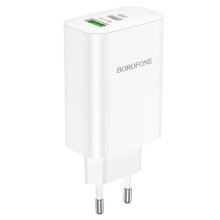 МЗП Borofone BN10 Sunlight PD65W (1Type-C/1USB) – White