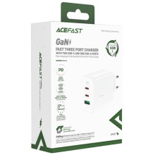 МЗП Acefast A41 PD65W GaN (2*USB-C+USB-A) – White