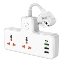 МЗП Hoco AC12A Reise (PD30W/1C3A) +Socket – White