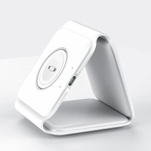 БЗП WIWU M6 3 in 1 wireless charger – White