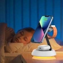 БЗП WIWU Wi-W002 3 in 1 wireless charger – White