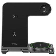 БЗУ WIWU Wi-W005 3 in 1 wireless charger – Black