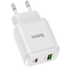 СЗУ Hoco N5 Favor 20W PD+QC3.0 (1USB/1Type-C/3A) – undefined