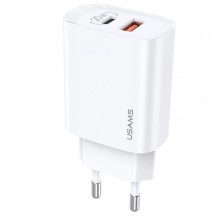 СЗУ Usams US-CC121 T35 QC3.0 + PD3.0 20W (Белый)