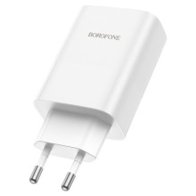 МЗП Borofone BN10 Sunlight PD65W (1Type-C/1USB) – White