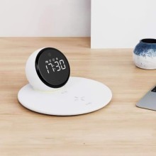 БЗУ WIWU Wi-W017 15W Wireless Charger+Digital Alarm+Bluetooth Speaker – White