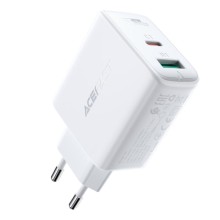 МЗП Acefast A5 PD32W GaN (USB-C+USB-A) (White)