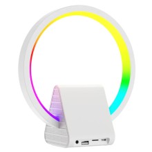 БЗП WIWU Wi-W021 2 in 1 Wireless Charger+Bluetooth Speaker – White