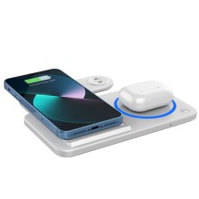 БЗУ WIWU Wi-W020 3 in 1 wireless charger – White