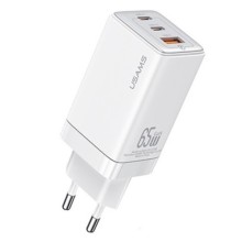 МЗП Usams US-CC180 65W ACC 3 Ports GaN Sandru series (White)